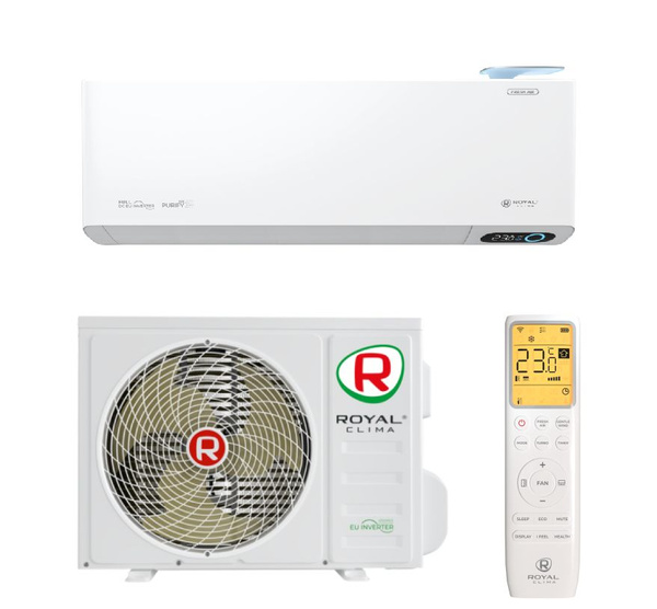 Инверторный кондиционер+бризер серии ROYAL FRESH STANDARD Full DC EU ...