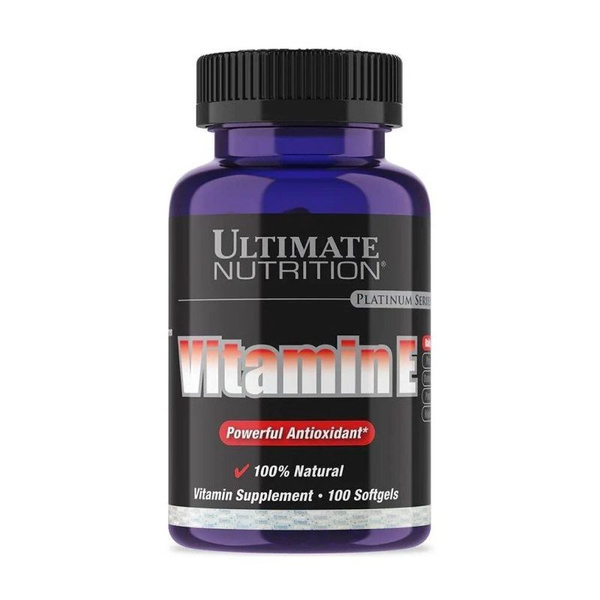 Витамин Е 400 МЕ 100 капсул Ultimate Nutrition - купить с доставкой по ...