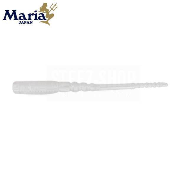 Силиконовая приманка Maria MWS Slim Crawler 1.8" S/PWG (мягкая приманка ...