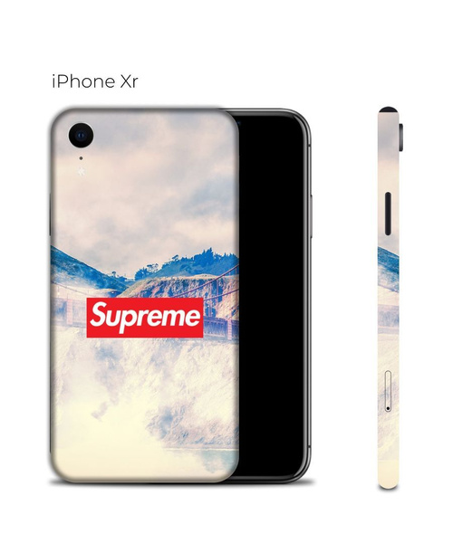 Защитная пленка на Айфон Икс Эр с защитой краёв / Виниловая наклейка на ...