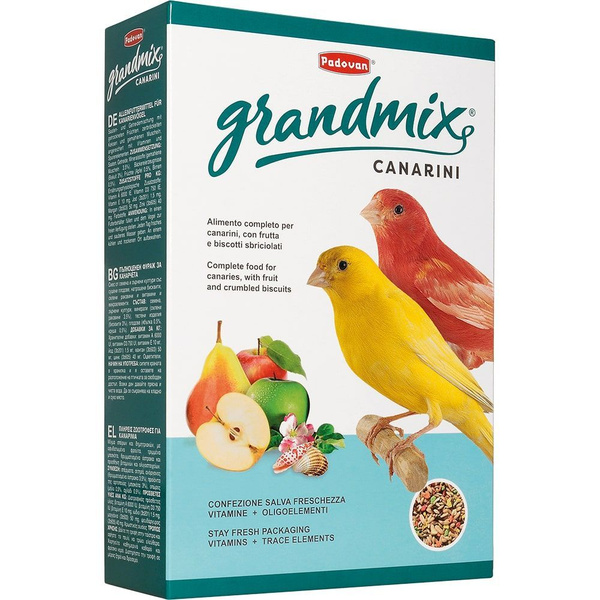 Корм для канареек Padovan Grandmix Canarini 400 г - купить с доставкой ...