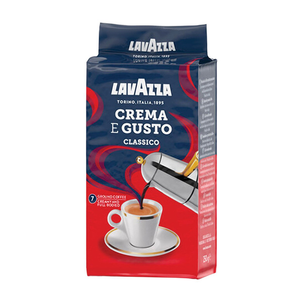 Кофе Молотый Lavazza Crema e Gusto Classico 250 г - купить с доставкой ...