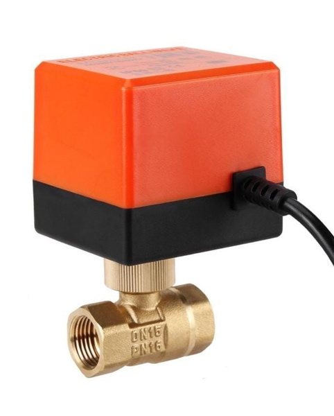 Кран шаровый с электроприводом 1/2" 220В купить на OZON по низкой цене ...