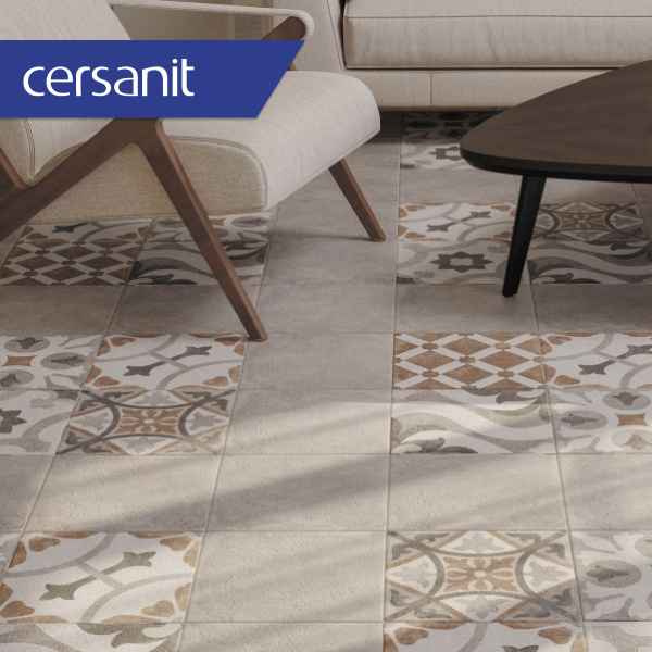 Глазурованный керамогранит Cersanit Carpet коричневый рельеф 29,8x29,8 ...