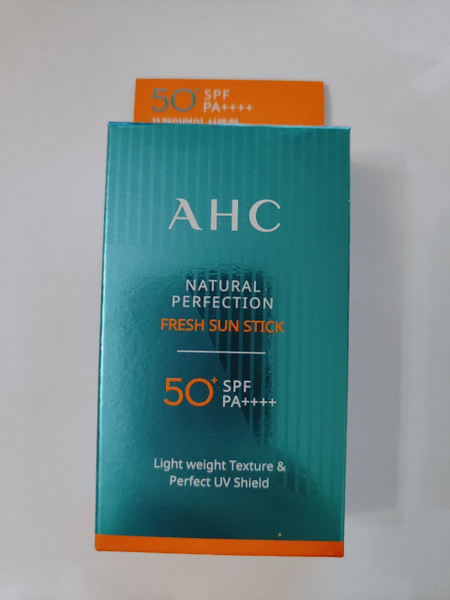 AHC Освежающий солнцезащитный стик для лица Natural Perfection Fresh ...