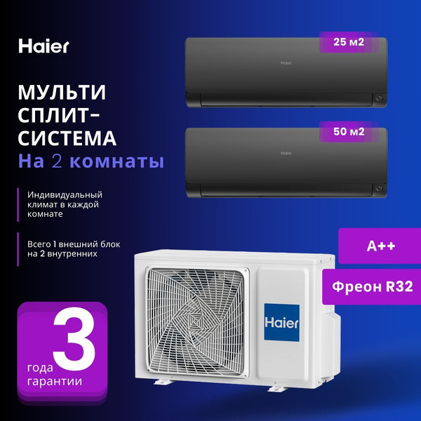 НОВИНКА 2023 ГОДА мультисплит-система Haier FLEXIS Super Match ...