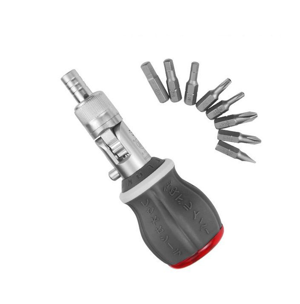 Отвертка многофункциональная с храповым механизмом и реверсом ...