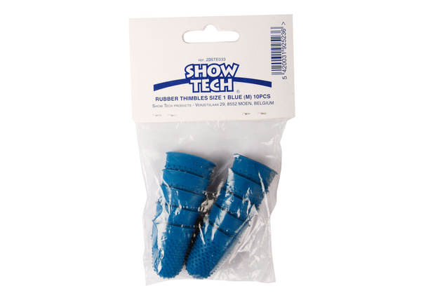 Набор напальчников для тримминга Show Tech Rubber Blue M, 10 шт., арт ...