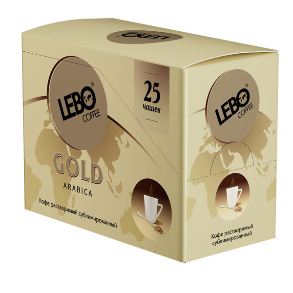 Кофе растворимый Lebo 50г. 25шт. - купить с доставкой по выгодным ценам ...