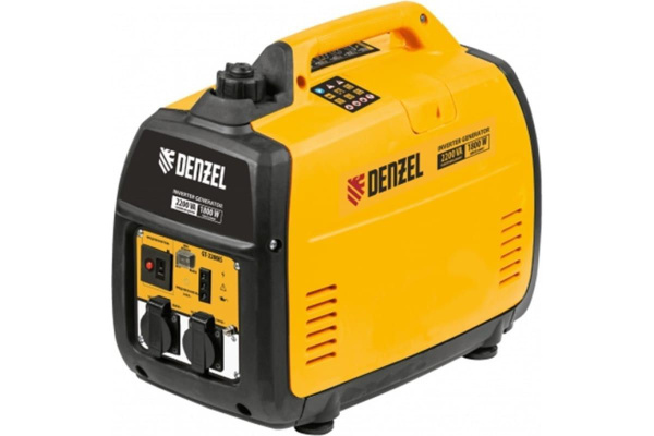 DENZEL Генератор инверторный GT-2200iS, 2.2 кВт, 230 В, бак 4 л ...