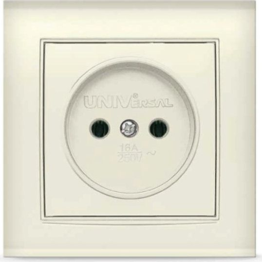 Розетка силовая штепсельная UNIVersal / Универсал Бриллиант 16А 250В ...
