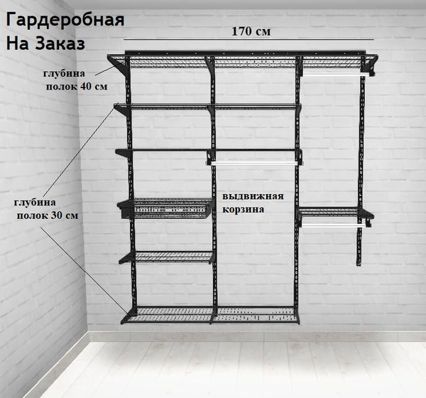 Озон гардеробная система