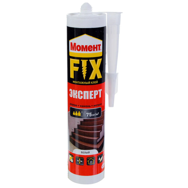 Монтажный клей Момент _Клей, "Fix эксп3312345-23 275 мл0.441 кг, белый ...