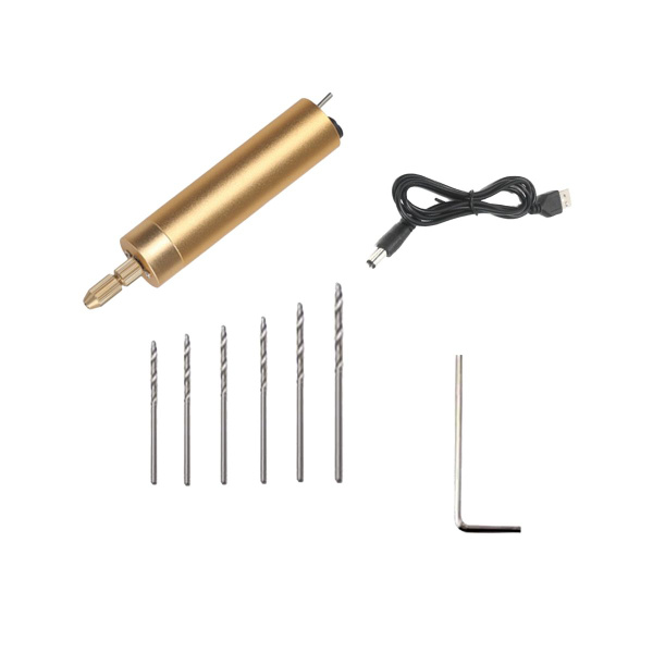 Мини-USB электрическая дрель ручная ударная дрель 5V электрическая ...