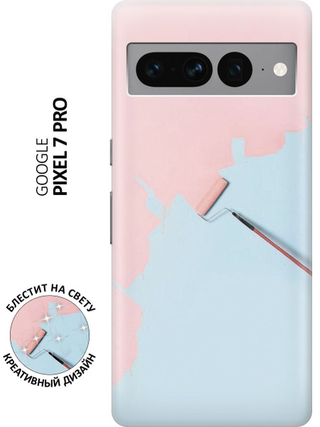 Силиконовый чехол на Google Pixel 7 Pro / Гугл Пиксель 7 Про с эффектом ...