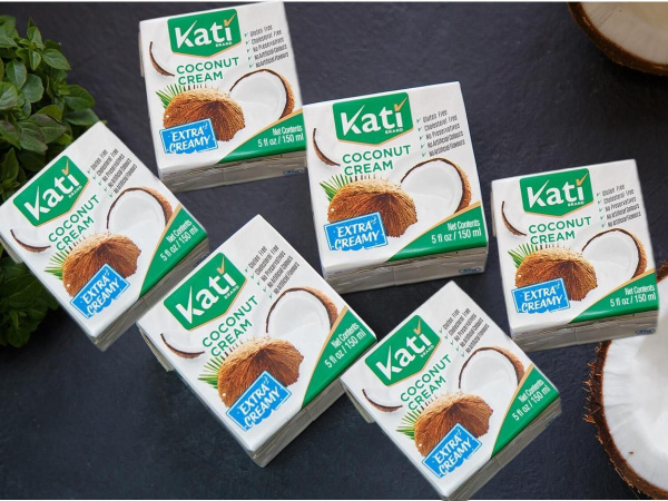 Кокосовые сливки, кокосовый крем KATI 150 мл. (6 шт. в упаковке ...