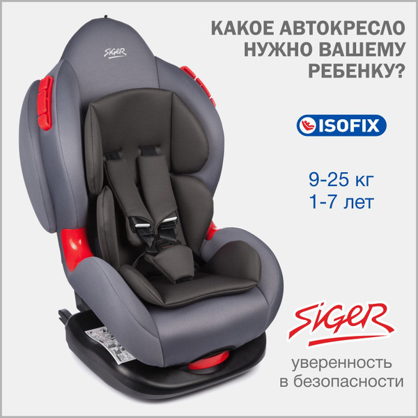 Установка кресла siger кокон isofix