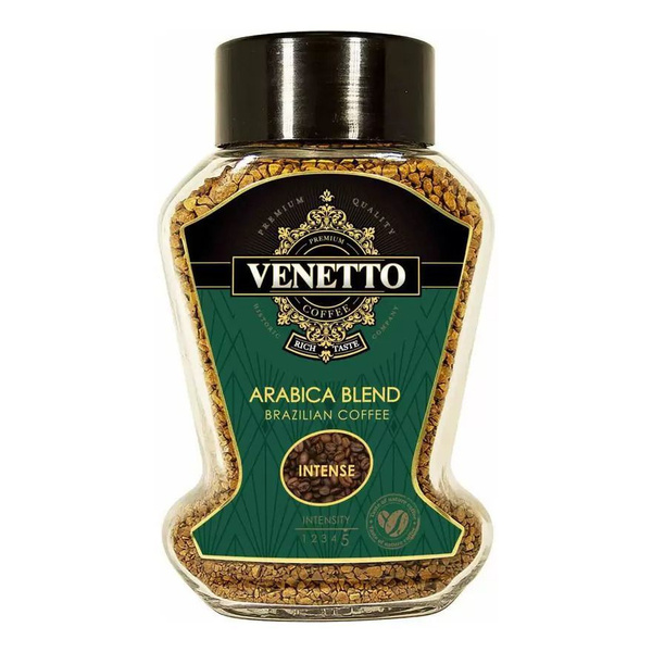 Кофе Venetto Intense сублимированный растворимый, 95г., стекло - купить ...