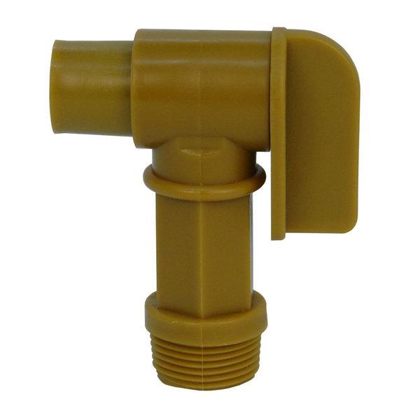 Краник ПЭ 3/4 \"для стальных бочек, горловина носика 15 мм, уплотнитель ...