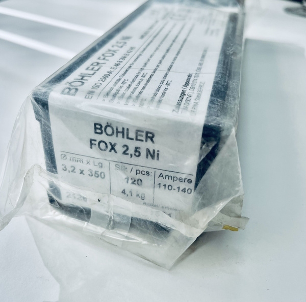 Электроды BOHLER FOX 2,5 Ni, диам. 3,2x350 мм - купить с доставкой по ...