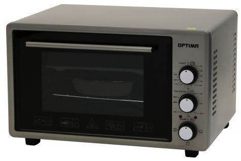 Мини-печь Optima, темно-серый, 36 л купить по низкой цене с доставкой в ...
