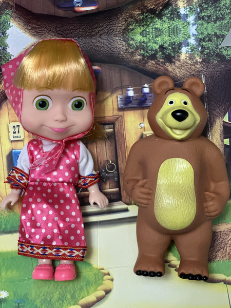 Игрушка Маша и Медведь кукла - купить с доставкой по выгодным ценам в ...