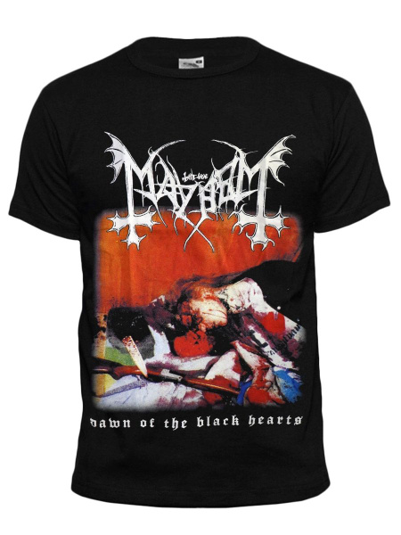 Футболка RockMerch, размер 52, цвет черный, 100% хлопок - купить по ...