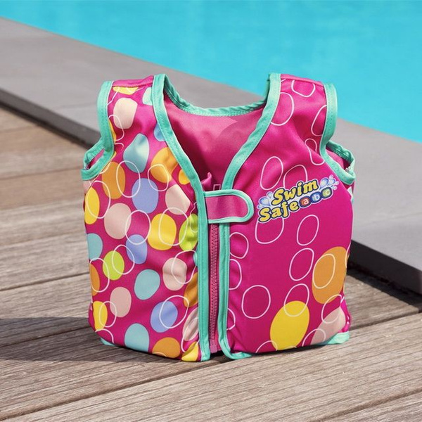 Детский жилет для плавания Bestway 32176 Swim Safe, 1-3 года, фуксия ...