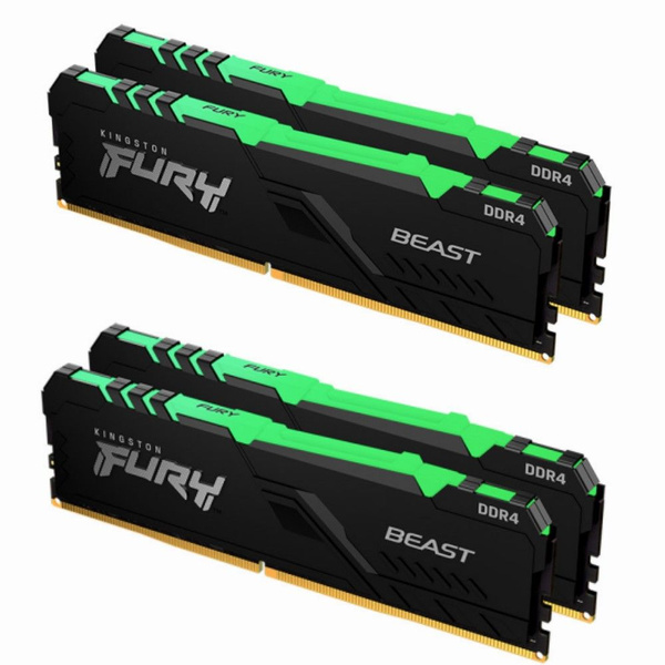 Kingston fury beast black 16 гб ddr4