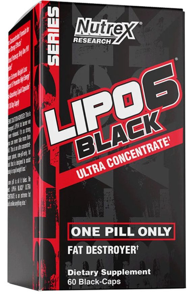 Жиросжигатель Липо 6 Nutrex Lipo 6 Black ultra concentrate, 60 капсул ...