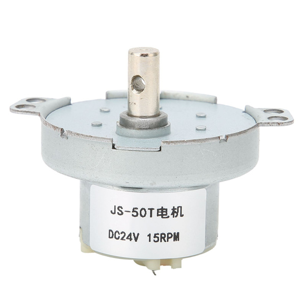 Характеристики JS-50T DC24V 15RPM Редукторный двигатель для ...