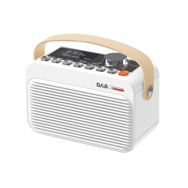 Цифровое FM-радио DAB+, Портативное перезаряжаемое DAB-радио с Blu ...