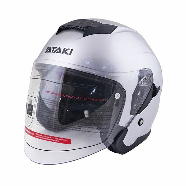 Открытый мотошлем с большим визором ATAKI JK526 SOLID XL(61-62 ...