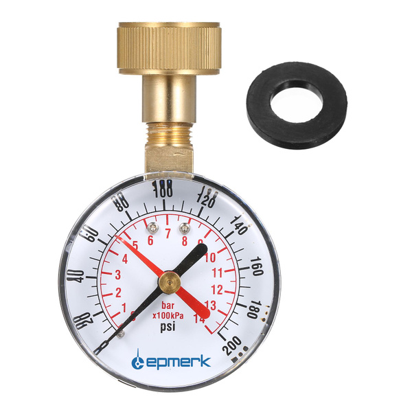 Lepmerk 2-1/2 ''манометр для испытания давления воды 3/4'' внутренняя ...