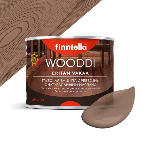 Антисептическая пропитка для дерева FINNTELLA WOODDI для наружных работ ...