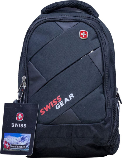 Рюкзак Swiss Gear квадратики, городской, школьный, влагозащитный ...