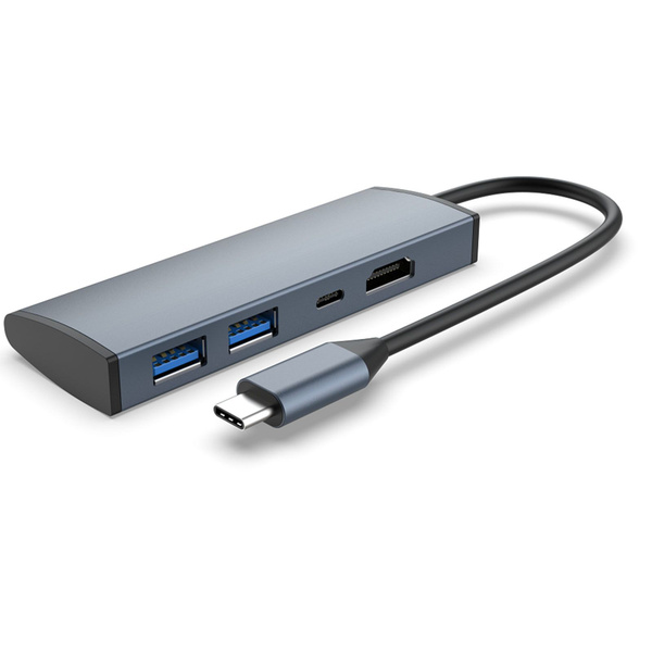 Ноутбук 4 в 1 USB-C Концентратор USB Type C Многопортовый адаптер Док ...