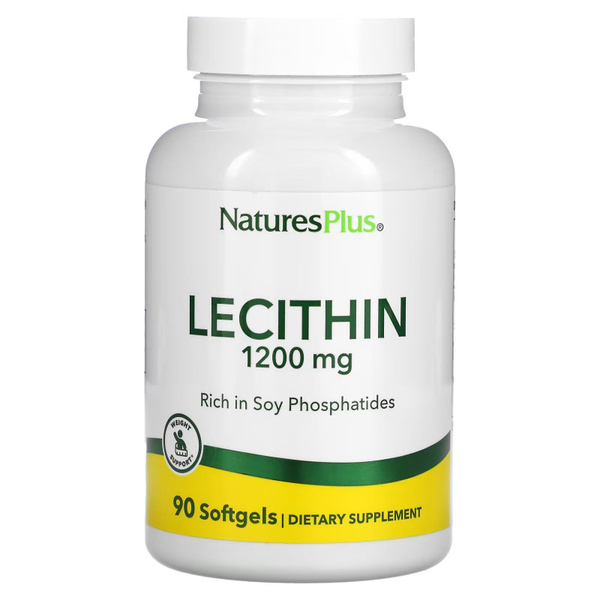 Лецитин, Фосфатидилхолин 1200 мг Nature'sPlus Lecithin 1200 mg, 100 ...
