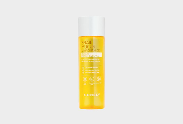 Восстанавливающий тонер-эссенция CONSLY Snail Mucus & Niacinamide ...