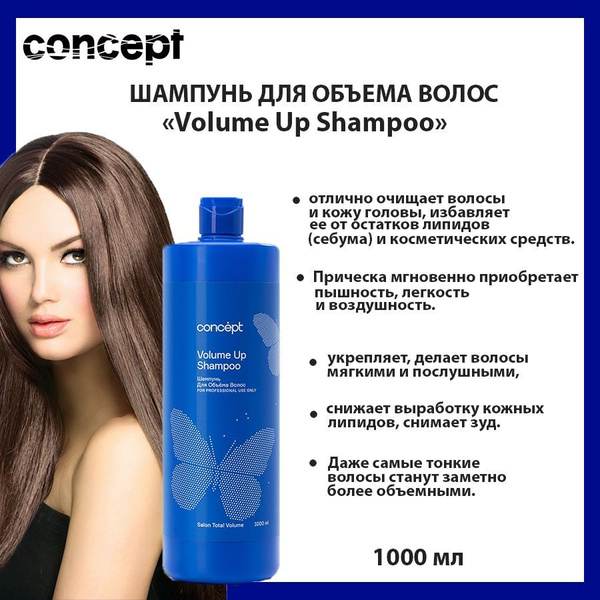 Concept Шампунь для волос, 1000 мл - купить с доставкой по выгодным ...