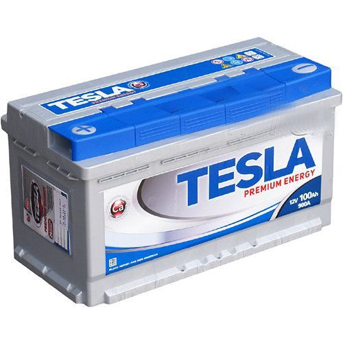 Аккумулятор автомобильный Tesla Blatna PREMIUM ENERGY 100 А.ч Прямая ...