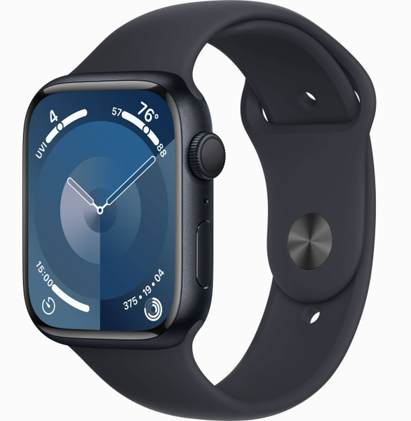 Купить смарт-часы Apple Watch S9 41mm Midnight / Aluminium Case, экран ...