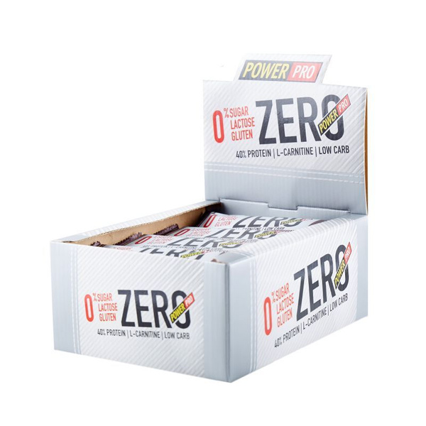 Батончики протеиновые Power Pro Femine ZERO, крем-латте, 20 шт х 50 г ...