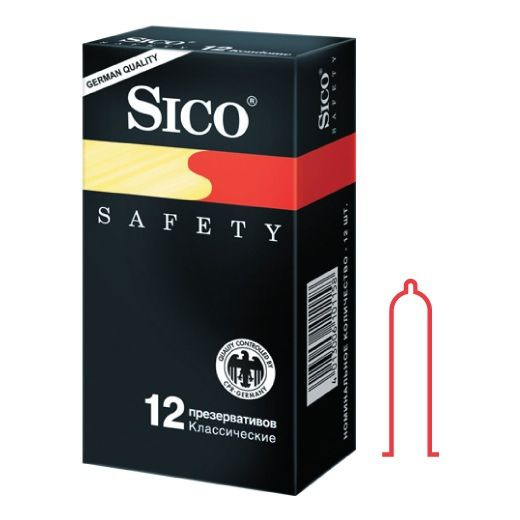 Презервативы Sico Safety классические 12 шт - купить с доставкой по ...