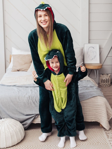 Кигуруми для девочек Динозавр Дракон пижама для дома, Девочки, Мальчики ...