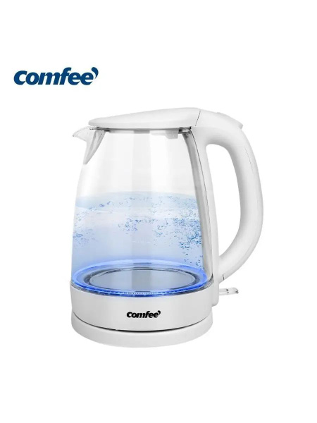 Купить электрический чайник Comfee CF-KT7001, Пластик/стекло по низкой ...