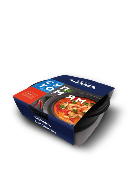 Суп Том-ям Agama Ready to eat, замороженный, 250 г - купить с доставкой ...