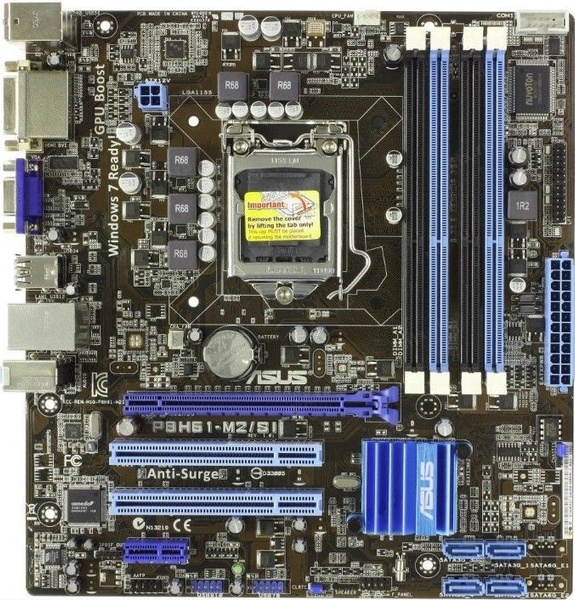 Материнская плата ASUS P8H61_M2_SI_OEM купить по низкой цене с ...