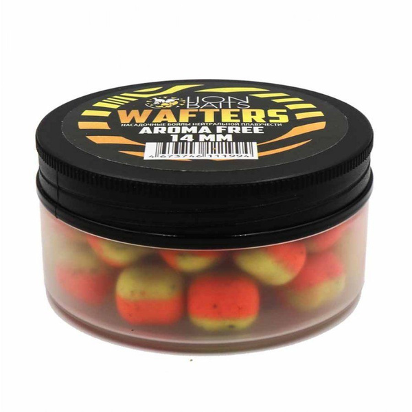 Бойлы нейтральной плавучести Wafters LION BAITS Aroma Free желто ...