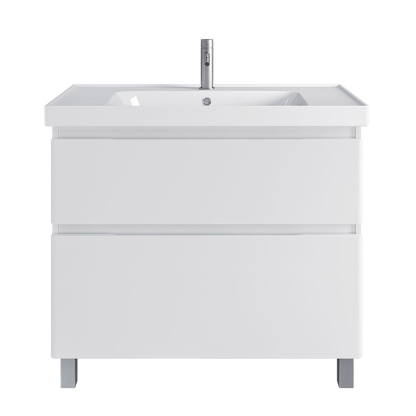 Тумба напольная SanStar Riana 90 с раковиной Грейс 90 (комплект) для ...
